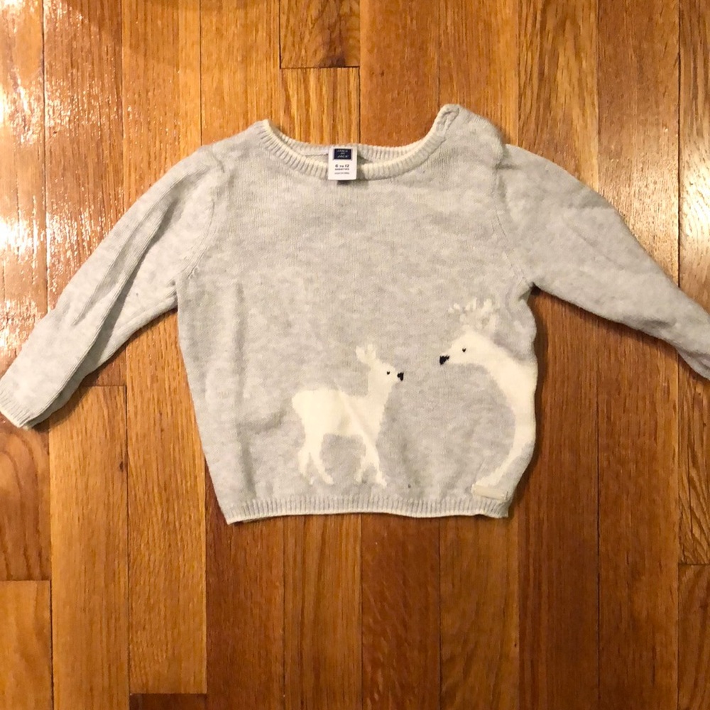 Janie&Jack Deer Sweater
